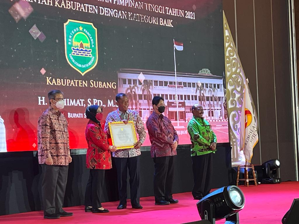 Pemkab Subang Raih Anugrah Kualitas Pengisian JPT Dengan Kategori 'Baik'