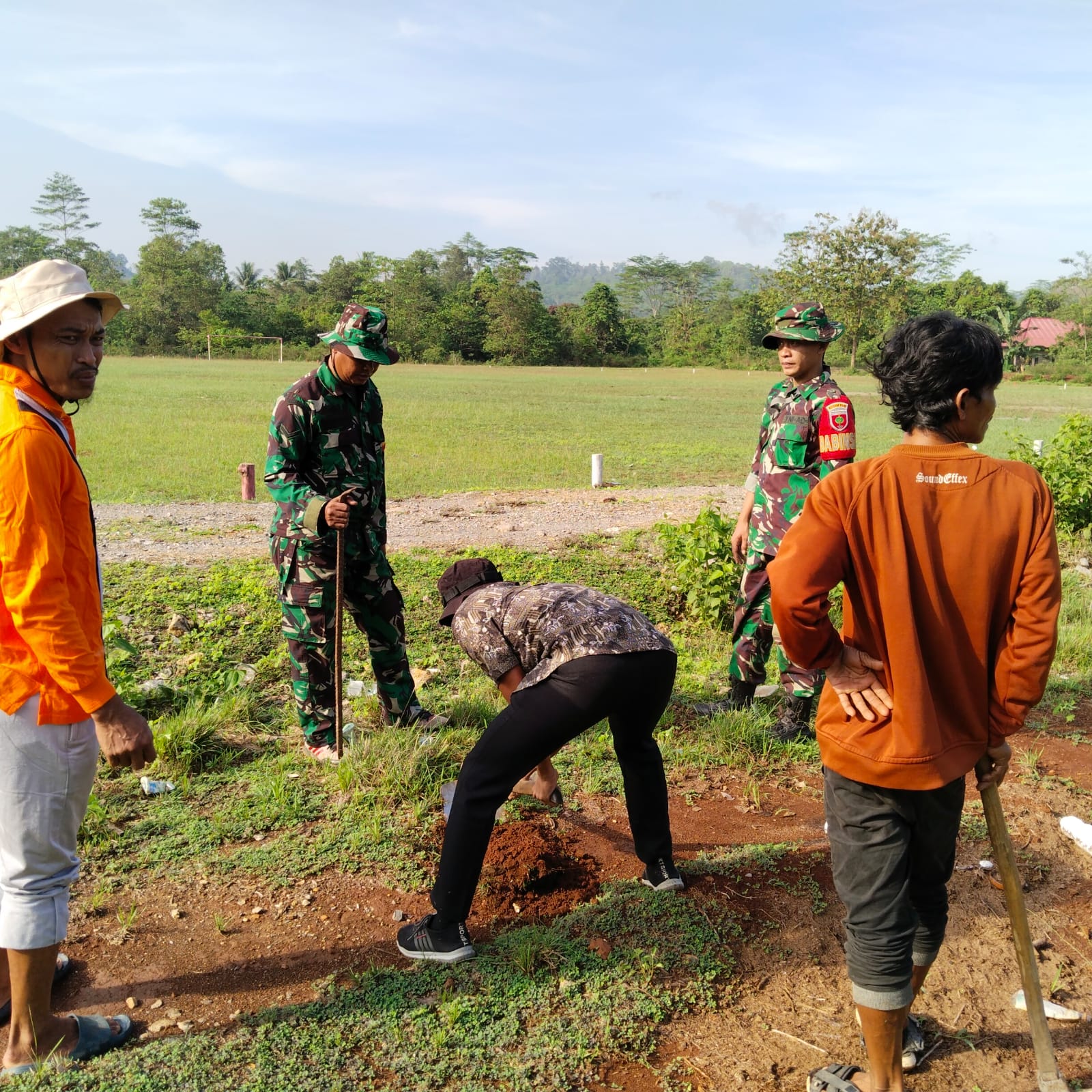 Penanaman Pohon di Wilayah Kodim 1430/Konawe Utara