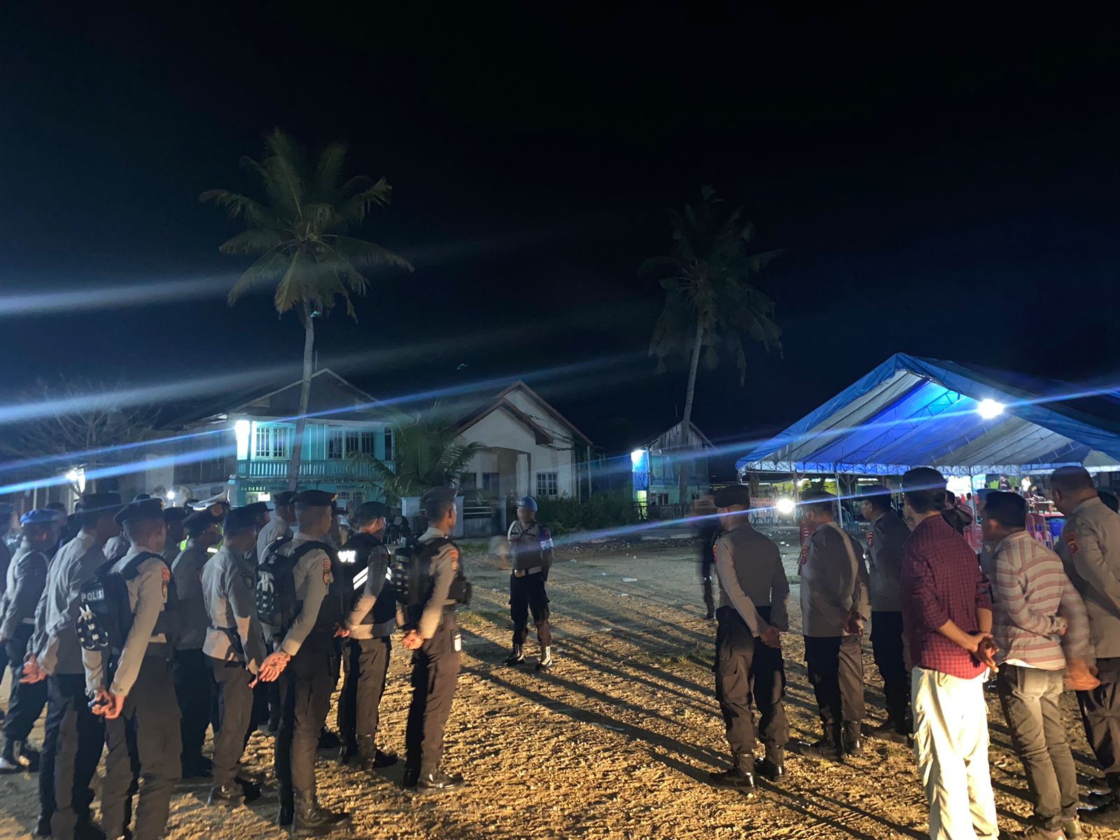 Pengamanan Kampanye Paslon Gubernur dan Wakil Gubernur Sultra di Buton Tengah Berlangsung Kondusif