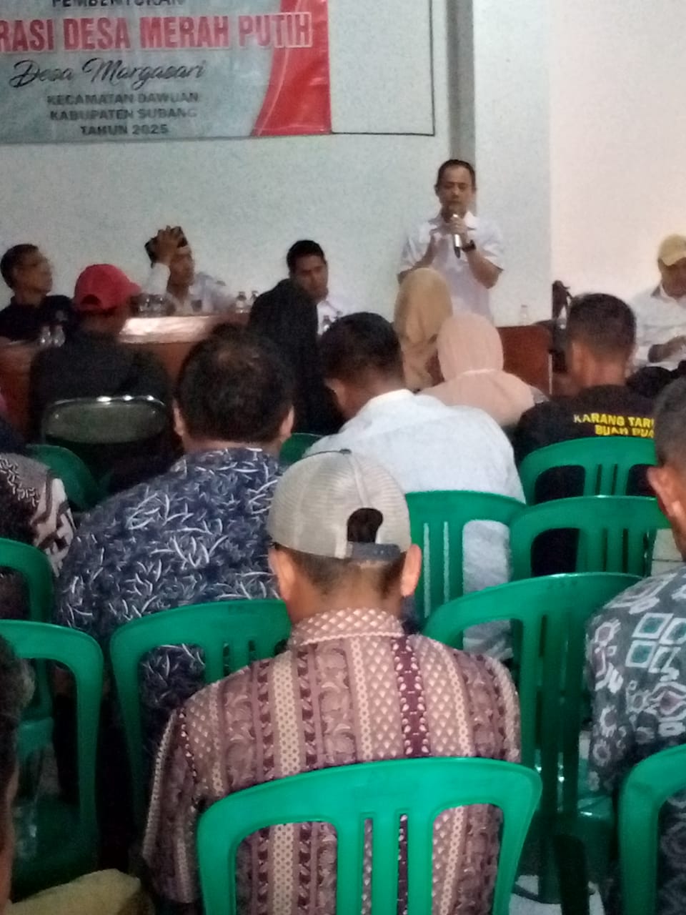 Pengukuhan Pengurus Koperasi  Merah Putih Desa Margasari Resmi Di Bentuk