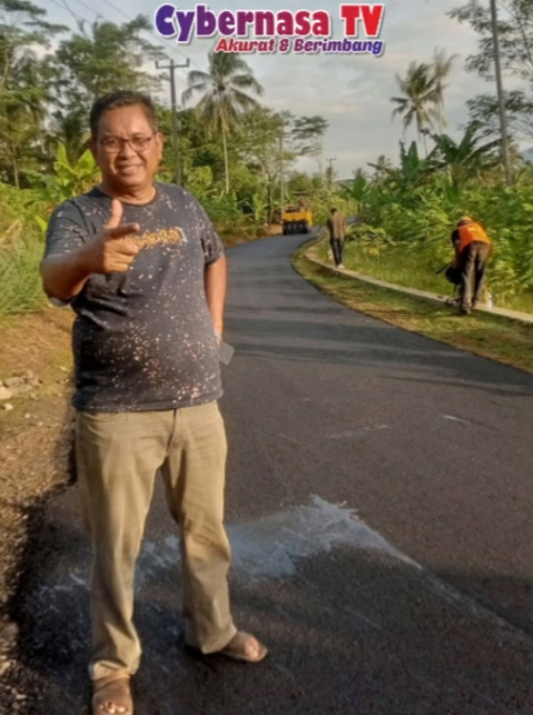 Peningkatan Ruas Jalan Kabupaten Tanjungsiang-Cibuluh - Gandasoli Bupati Subang realisasikan visinya  infrastuktur jalan