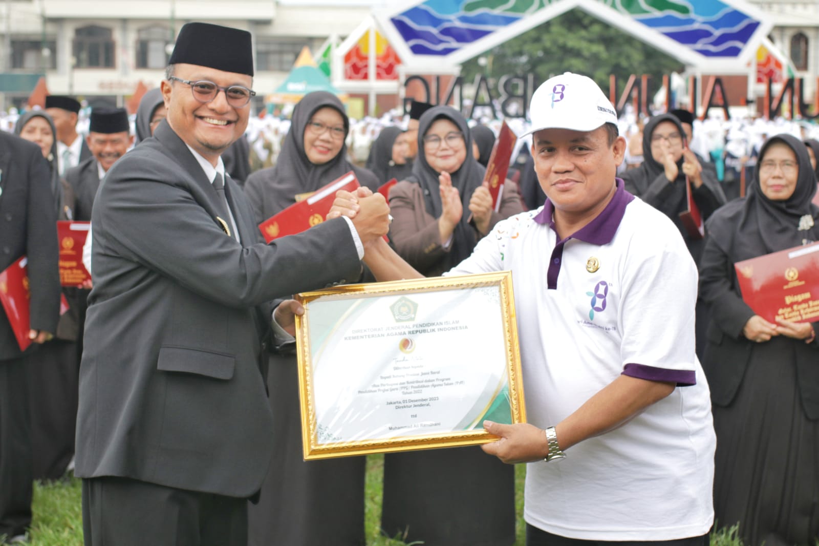Penjabat Bupati Subang Sebagai Pembina Upacara Memperingati Hari Amal Bhakti (HAB) ke-78