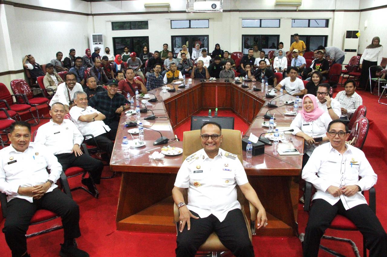 Penjabat Bupati Subang Temu Wicara Dengan Insan Pers Kab.Subang