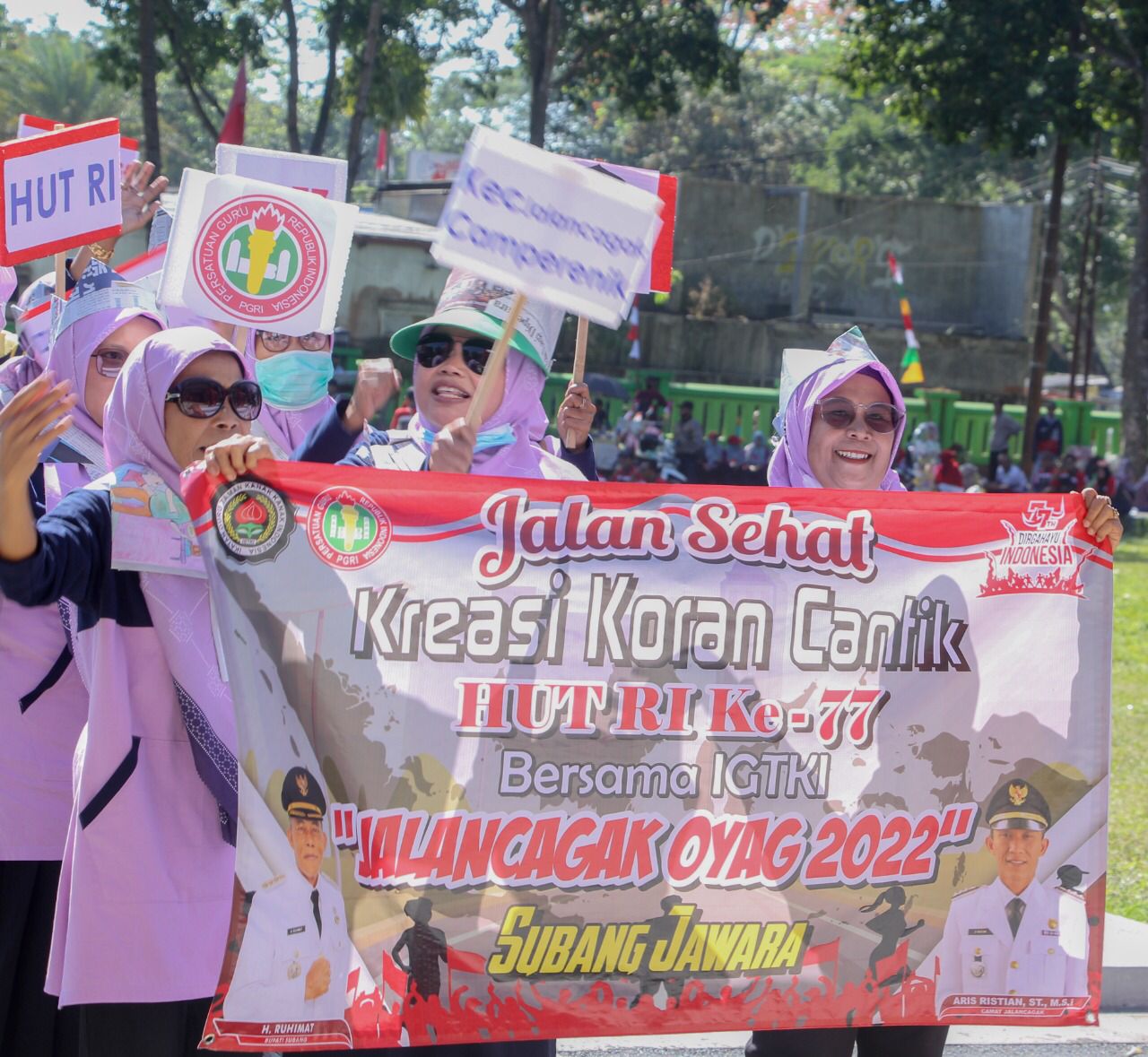 Peresmian Alun-alun Jalancagak & Gerak Jalan Santai Dalam Rangka HUT RI Ke 77