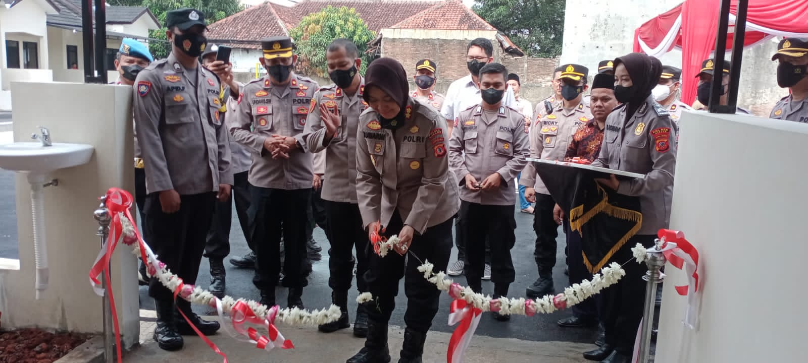 PERESMIAN ASPOL PRESISI PAMANUKAN POLRES SUBANG