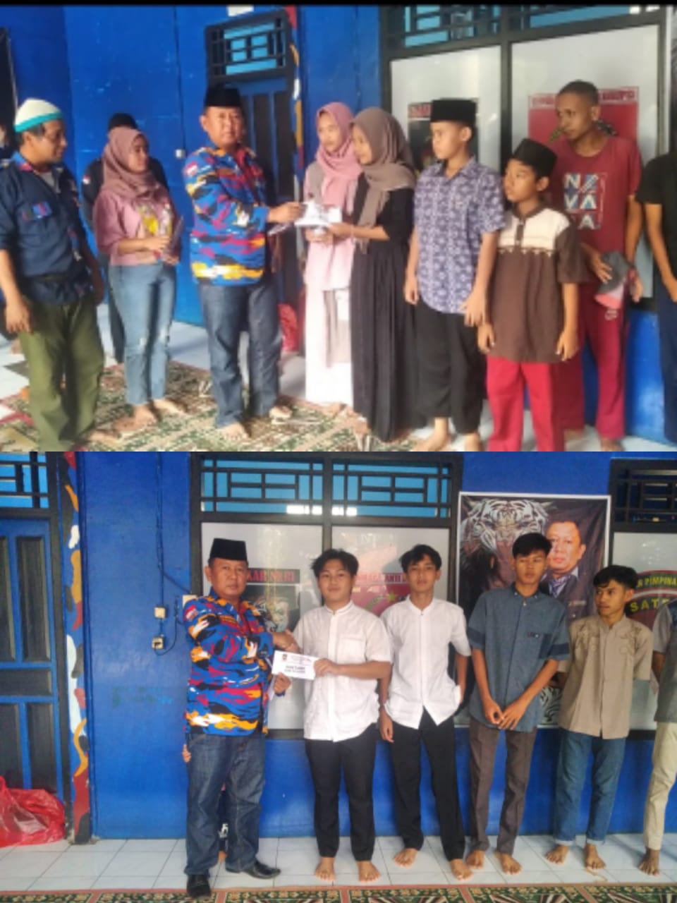 Peringatan HUT LSM Laskar NKRI ke-17 Salurkan Santunan Seratus Anak Yatim, Piatu dan Bagi - bagi Takjil di Jalan.