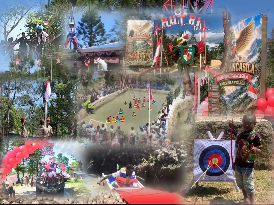 Peringati HUT RI Ke 81 di Kampung Merah Putih "O sili Pancasila" Gairahkan Semangat Masyarakat Papua Menuju Indonesia Emas