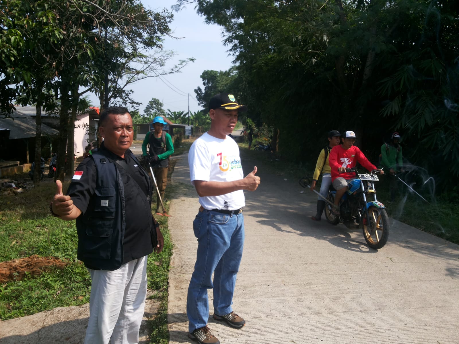 Persiapan Refleksi 4 tahun Pemerintahan Jimat Akur di Kecamatan Dawuan Subang bersama Kadis Lingkungan Hidup/Asda II