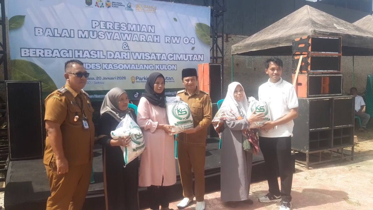 Pertama di Jawa Barat: BUMDes Sauyunan Kasomalang Kulon Berbagi Hasil Usaha Langsung kepada Warga