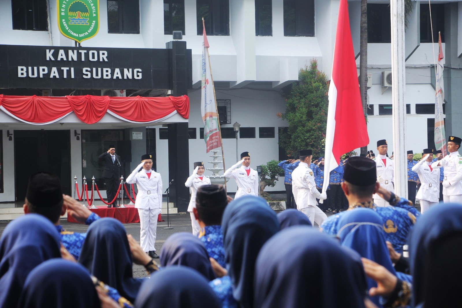 Pesan Kang Akur Pada Upacara Hari Lahir Pancasila Tingkat Kabupaten Subang