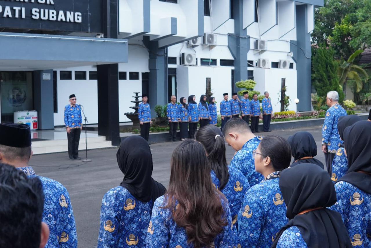 PIMPIN APEL PAGI SETDA SUBANG, ASISTEN ADMINISTRASI UMUM (Asda III) TEKANKAN KONSISTENSI IMPLEMENTASI SRIKANDI