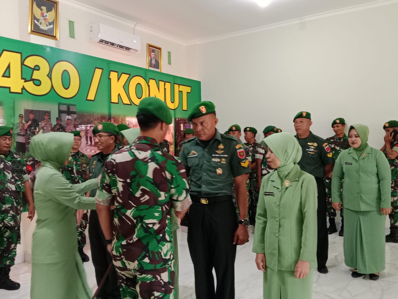 Pimpin Langsung Upacara Kenaikan Pangkat, Ini Pesan Dandim 1430/Konawe Utara