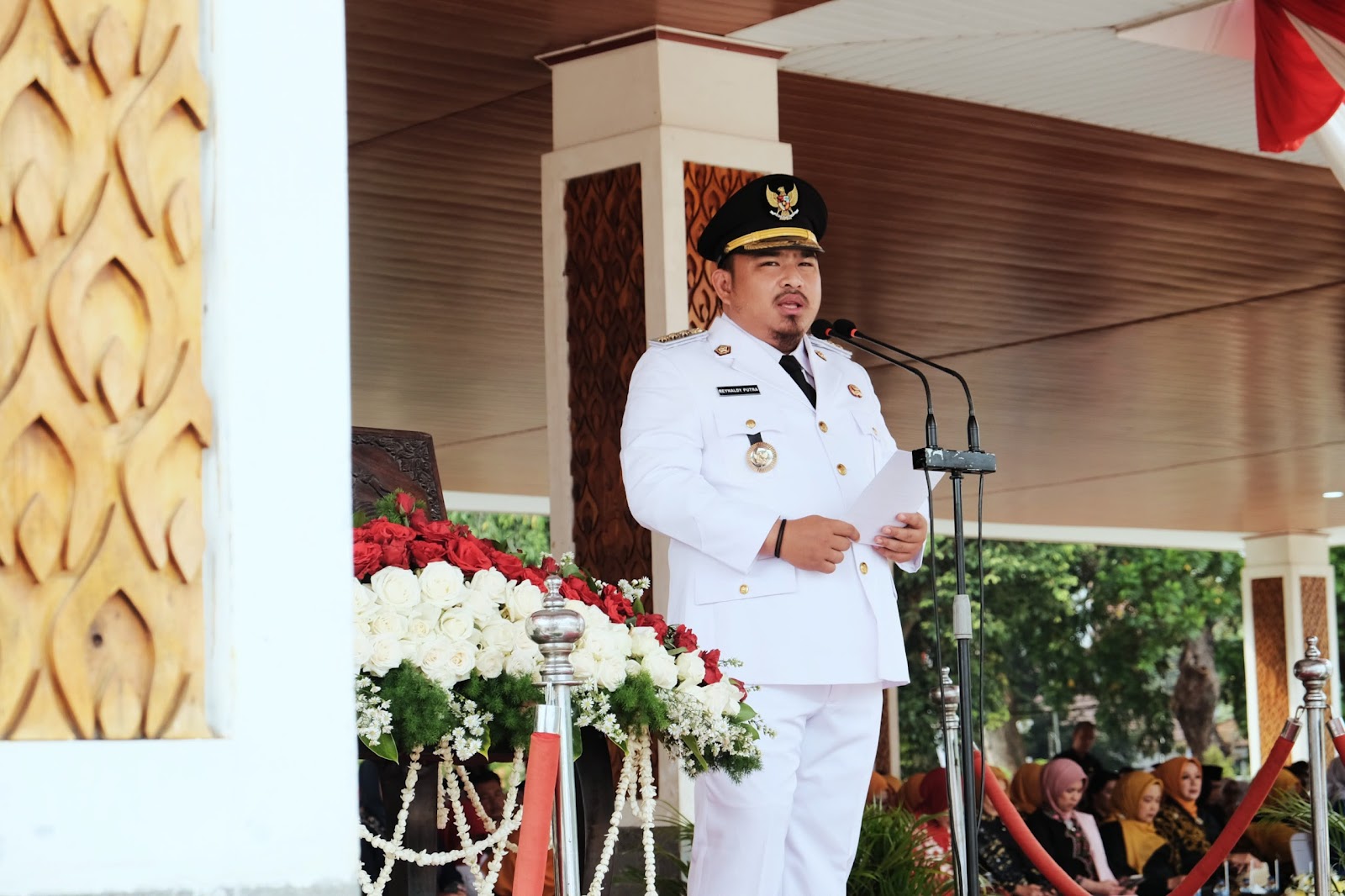 PIMPIN UPACARA PERINGATAN HUT KE-81 KEMERDEKAAN RI, KANG REY AJAK MASYARAKAT PERKUAT SEMANGAT PERSATUAN DAN PEMBANGUNAN SUBANG