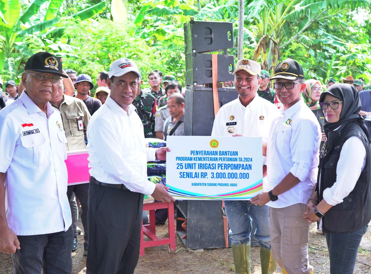Pj Bupati Sampaikan Kesiapan Subang dalam Pemecahan Permasalahan Pertanian kepada Menteri Pertanian RI