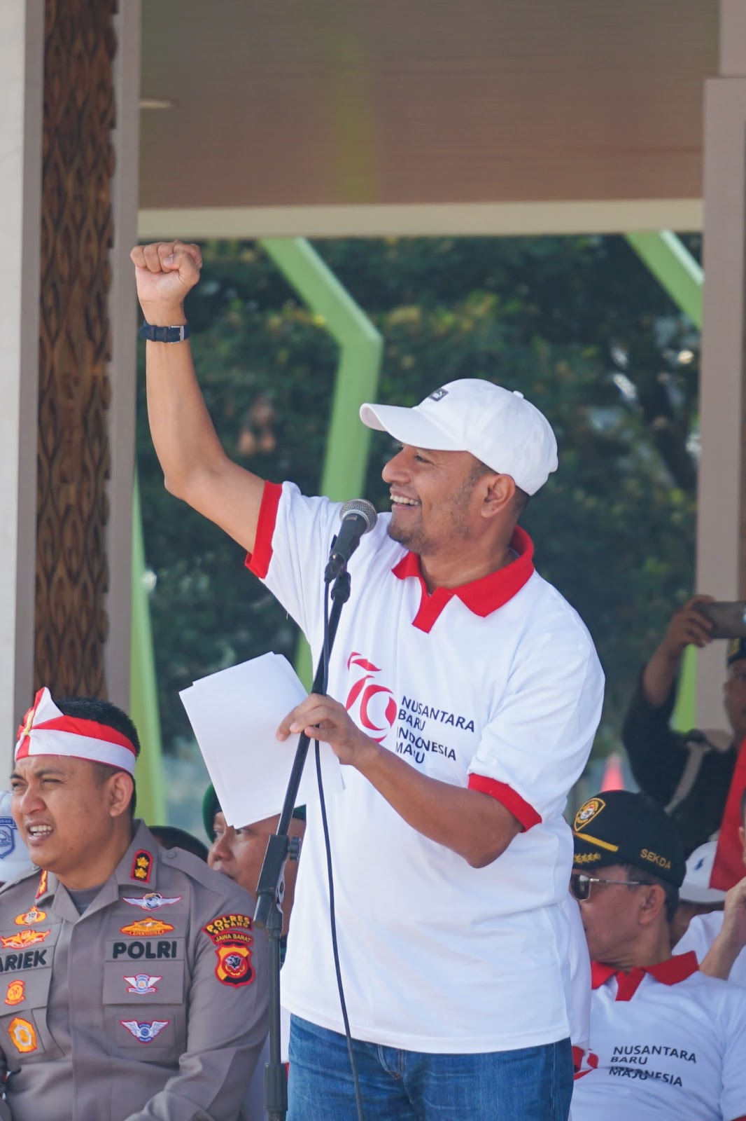 Pj. Bupati Subang Apresiasi 35.000 Peserta Kirab Bendera Tahun 2024