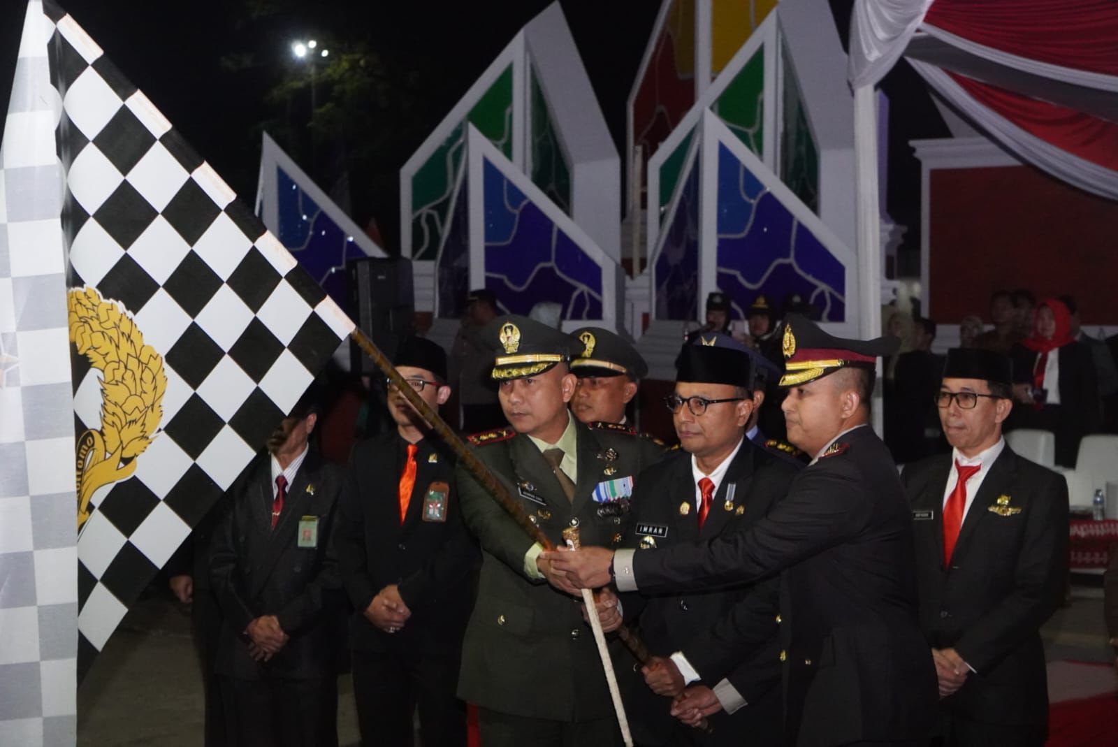 Pj. Bupati Subang Hadiri Pelepasan Pawai Obor tahun 2024
