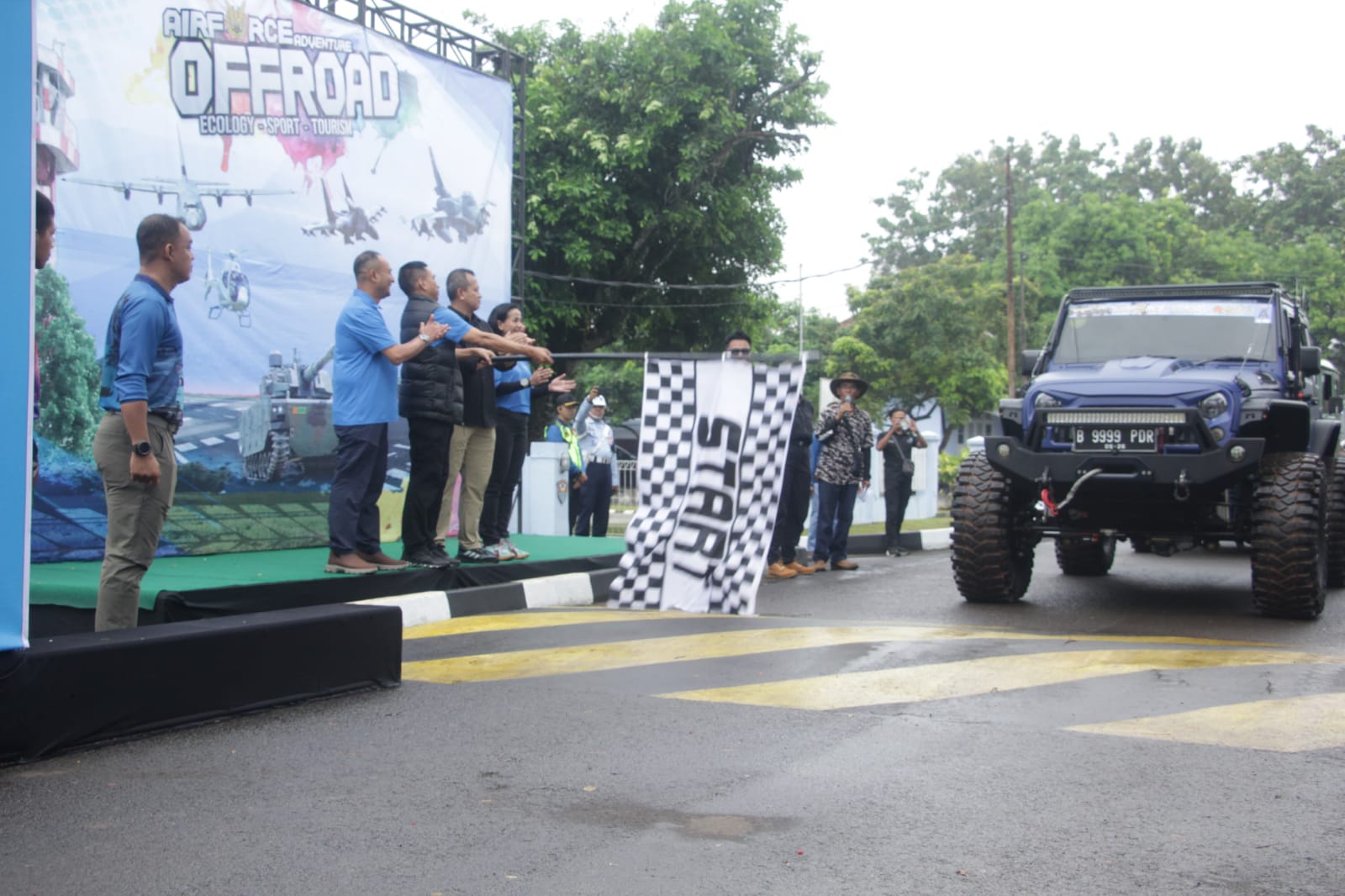 PJ. Bupati Subang Hadiri Pembukaan Air Force Adventure Off-Road
