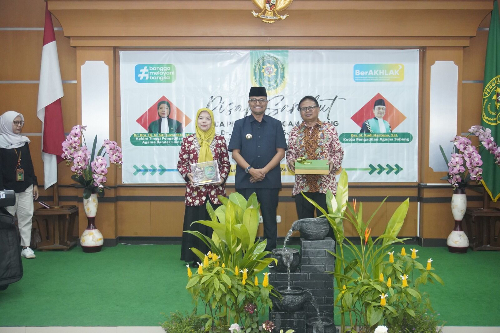 PJ.Bupati Subang Hadiri Pisah Sambut Kepala Pengadilan Agama Subang