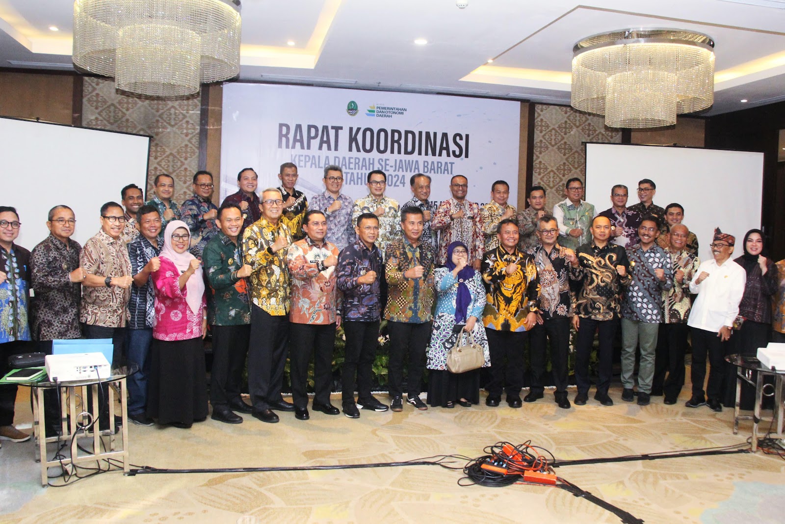 Pj. Bupati Subang Hadiri Rakor Bersama Seluruh Kepala Daerah se-Jawa Barat