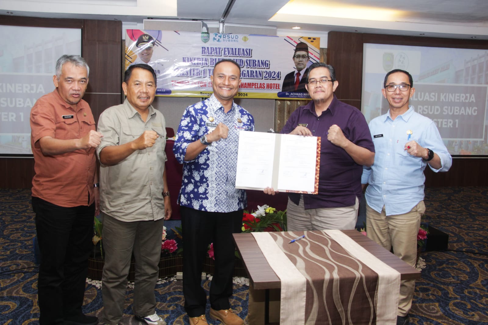 Pj. Bupati Subang Hadiri Rapat Koordinasi dan Evaluasi Kinerja RSUD Subang