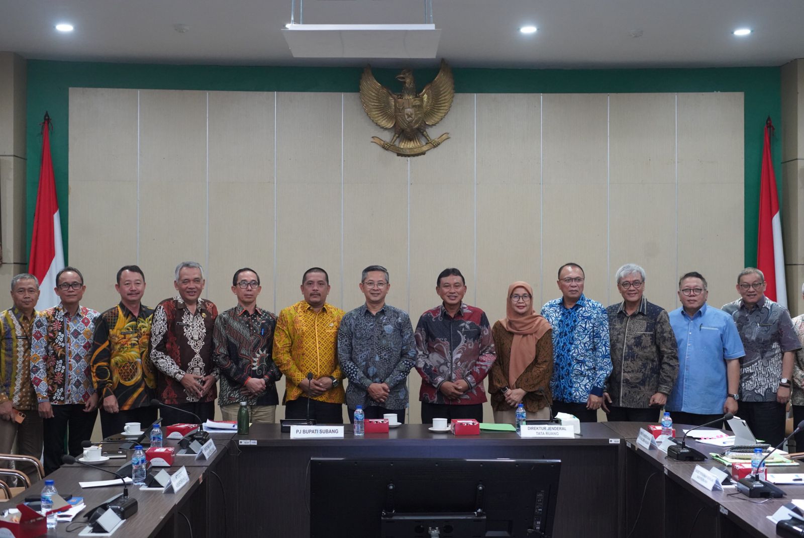 Pj. Bupati Subang Hadiri Rapat Koordinasi Lintas Sektor RTRW Kabupaten Subang Tahun 2025-2045