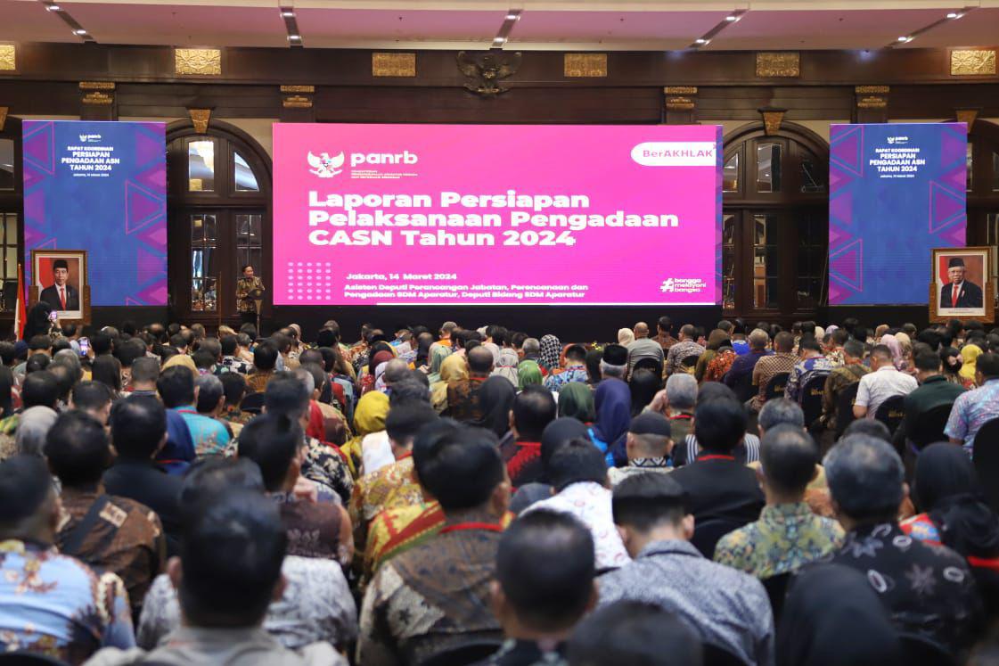 Pj. Bupati Subang Hadiri Rapat Koordinasi Persiapan Pengadaan ASN Tahun 2024