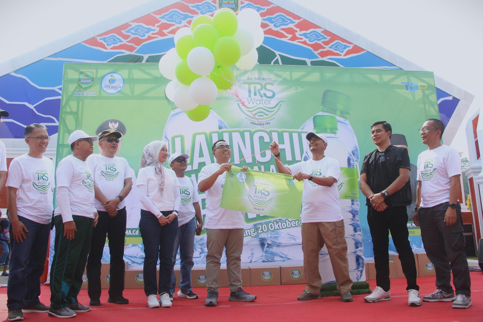Pj. Bupati Subang Launching Air Minum Dalam Kemasan Produk PDAM Tirta Rangga Subang