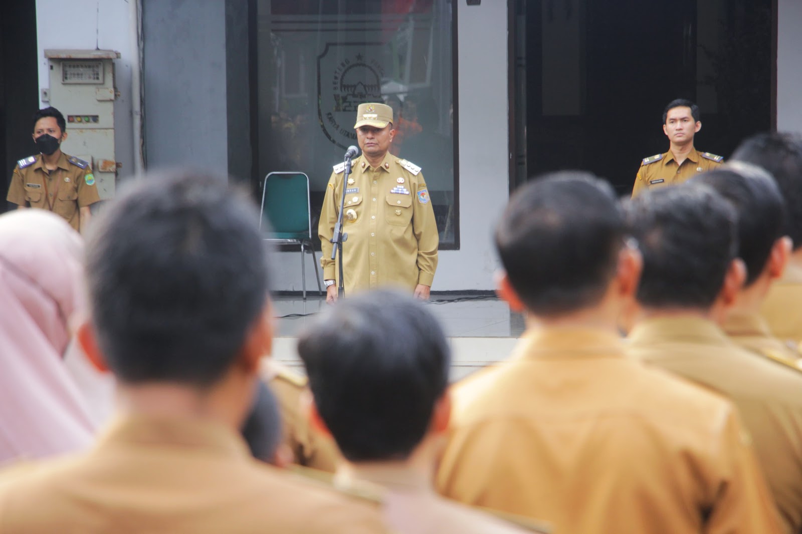 PJ.Bupati Subang Pimpin Apel pagi rutin
