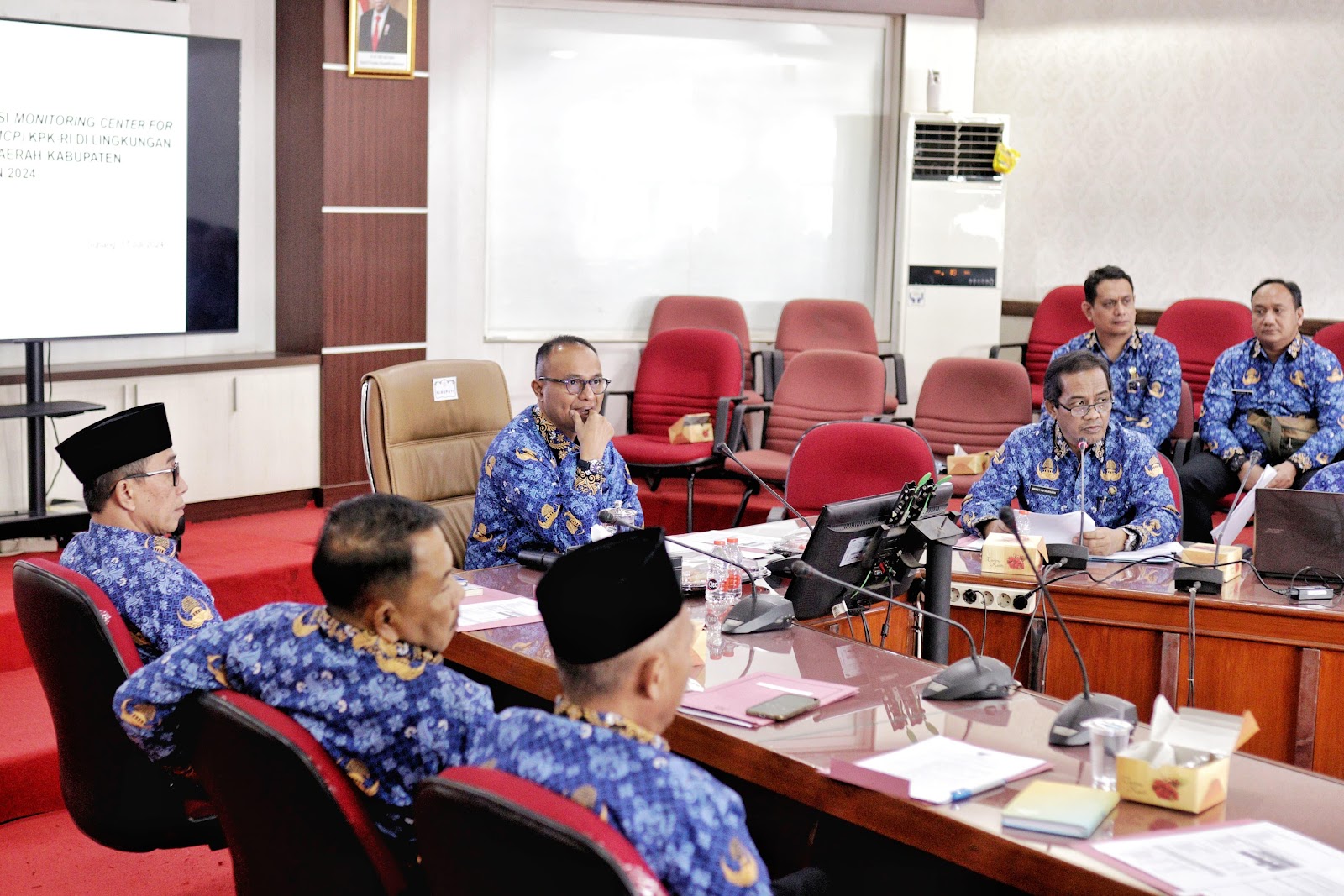Pj Bupati Subang Pimpin Rapat Evaluasi MCP KPK-RI, " Harap Kerja Bersama "