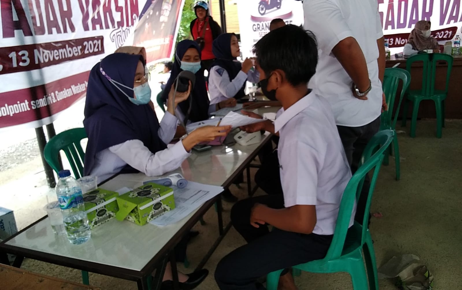 Polres Agam Gelar 1000 Vaksin untuk Masyarakat dan Para Siswa/siswi