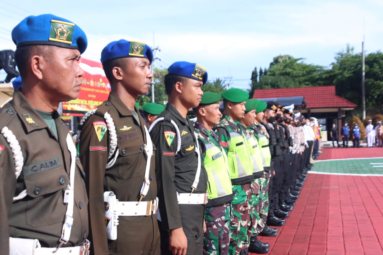 POLRES SUMEDANG LAKSANAKAN APEL GELR PASUKAN OPERASI LILIN LODAYA 2022
