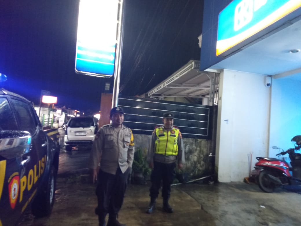Polsek Tanjungsiang Laksanakan Patroli  Objek Vital Perbankan supaya Terciptanya Kamtibmas di masyarakat