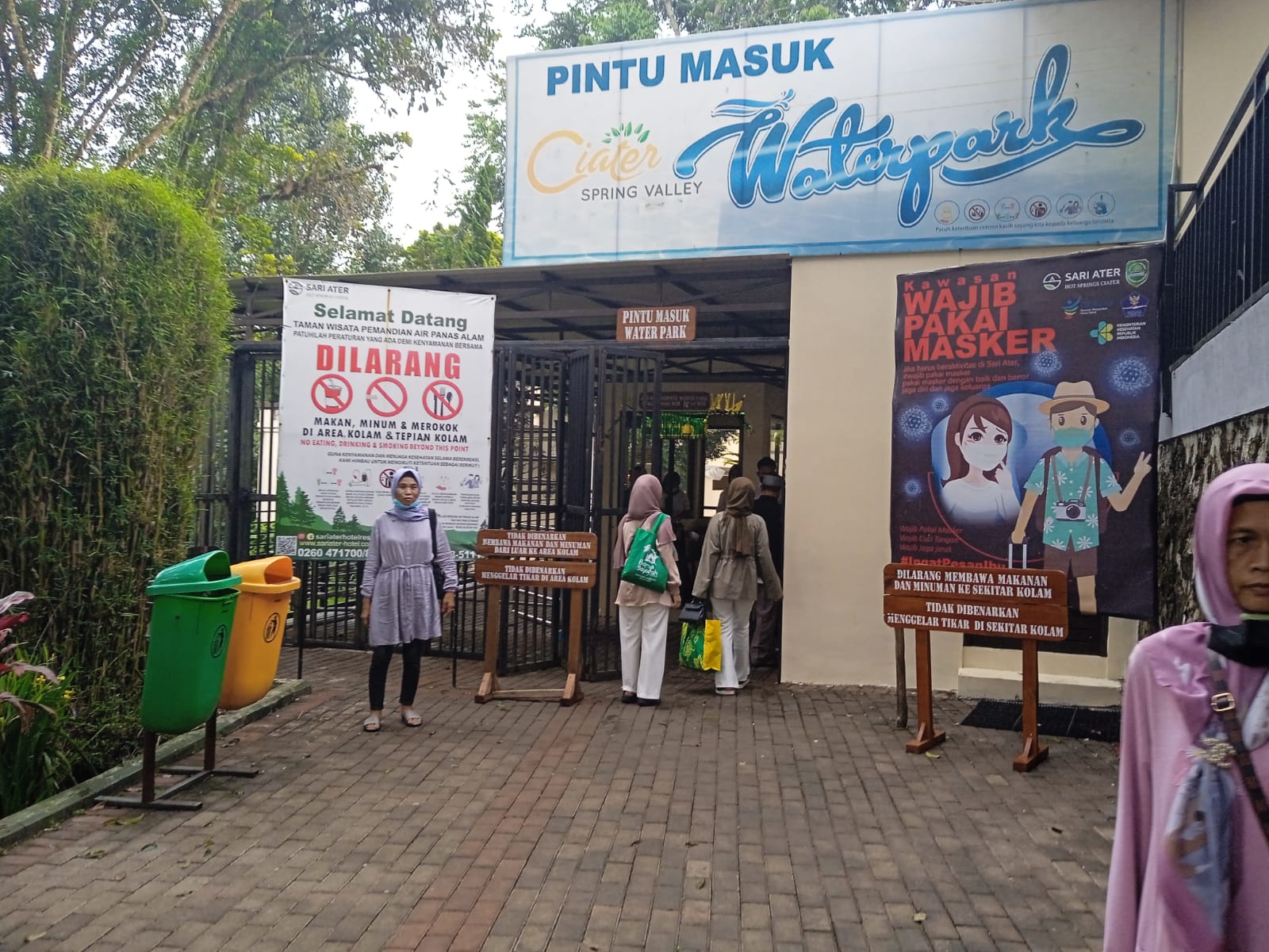 PT. Sari Ater Hot Spring Hari Ke 5 Masih Padat Pengunjung