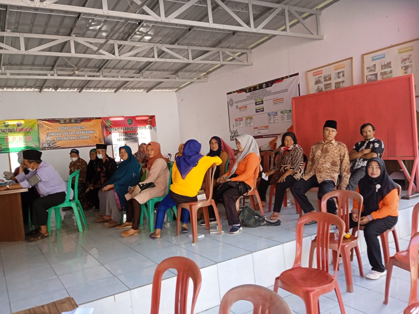 Puskesmas Cirangkong dan Tanjungwangi Kecamatan Cijambe adakan acara Deklarasi Germas dan HUT BPJS