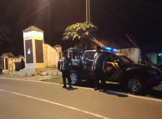 QR 18.B Polsek Tanjungsiang laksanakan Patroli jalur perbatasan  Subang-Sumedang