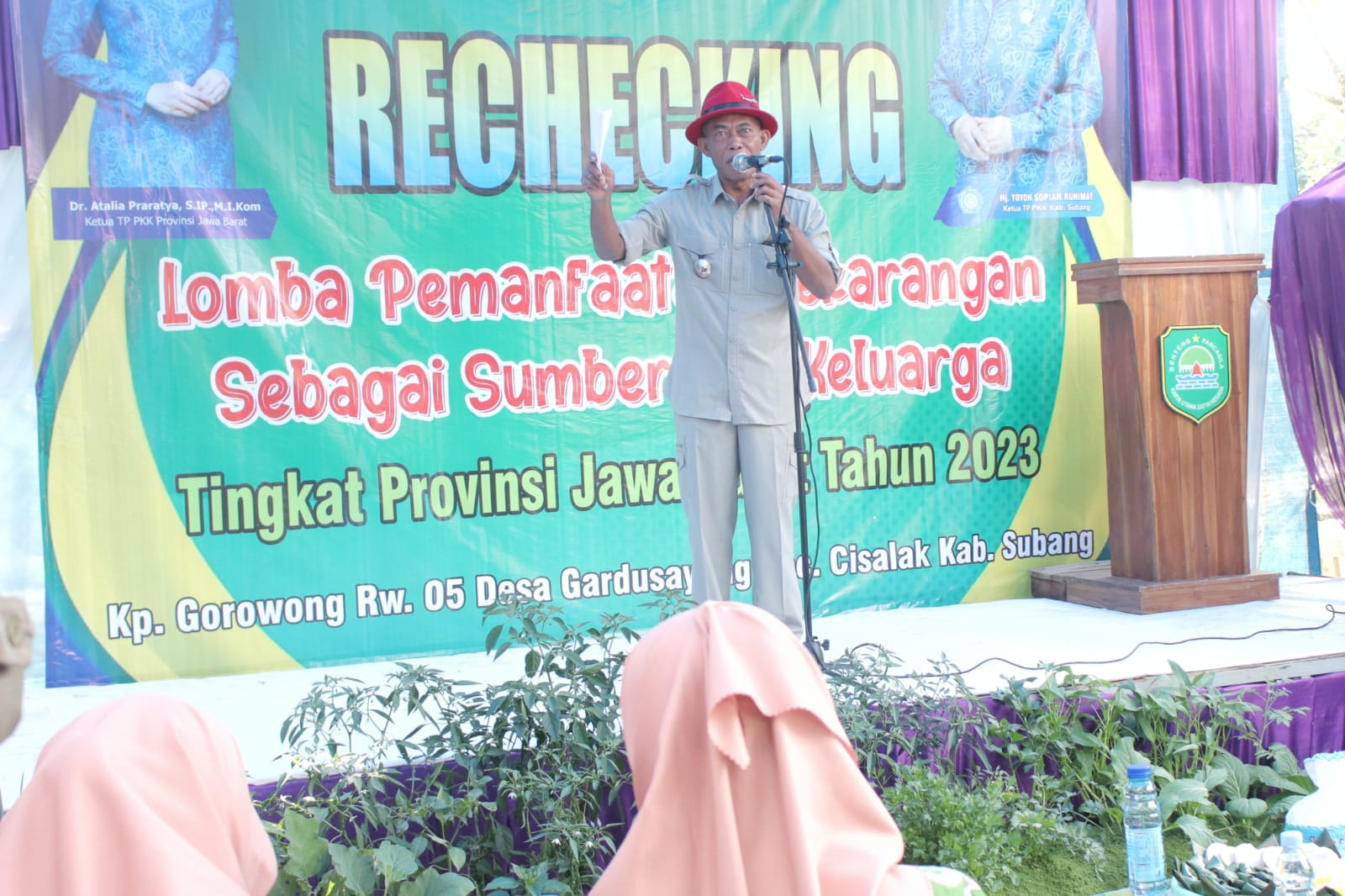 Rechecking Lomba Pemanfaatan Pekarangan, Kang Jimat : Untuk Pemenuhan Gizi & Kebutuhan keluarga