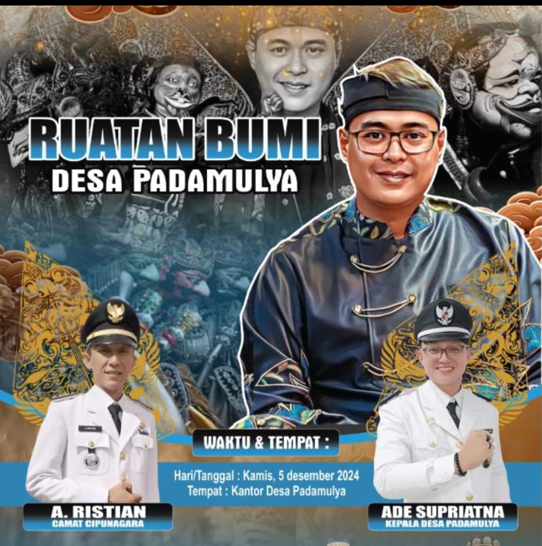 Ruatan Bumi Desa Padamulya Di Meriahkan Pegelaran Wayang Golek Giri Harja 3.Ki Dalang Yogaswara Sunandar Sunarya