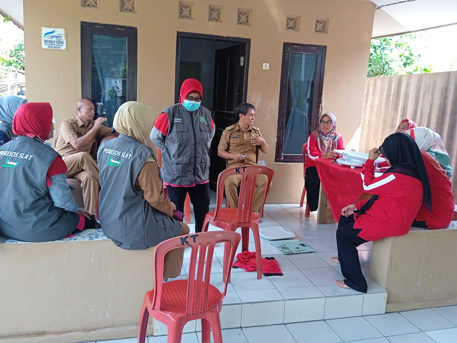 Rutinitas Satu Bulan sekali Pos Yandu KSM Aster laksanakan Penimbangan Balita di lingkungan RW. 02 Kelurahan Soklat Kecamatan Subang
