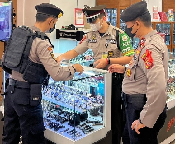 Satgas Operasi Lilin Lodaya 2022 Laksanakan Patroli Ke Sejumlah Obyek Vital
