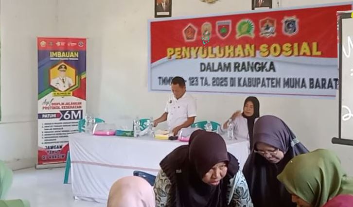 Satgas TMMD 123 Kodim 1416/Muna Sosialisasikan Kepada Warga Tentang KB, Kesehatan