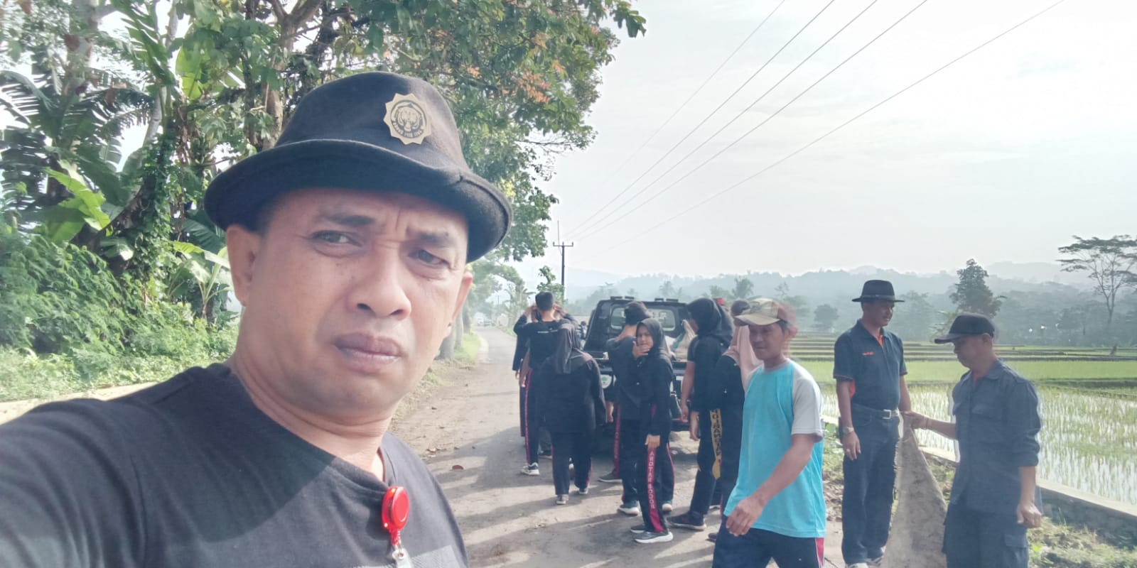SATPOL PP Kecamatan Tanjungsiang Laksanakan Giat Jumsih