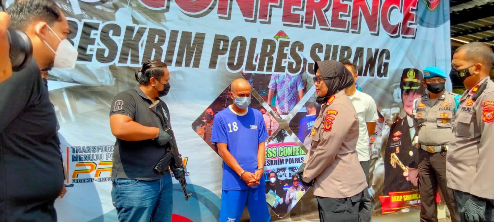 Satreskrim Polres Subang Bekuk Pelaku Judi Online