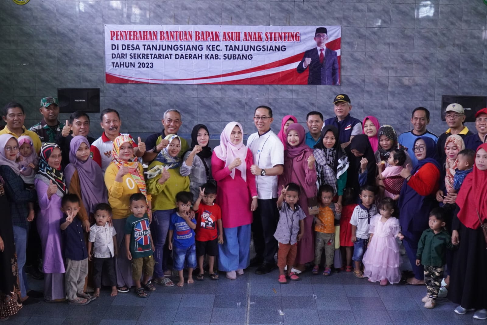 Sekda hadiri dan beri Bantuan Bapak Asuh Anak Stunting tahap 2