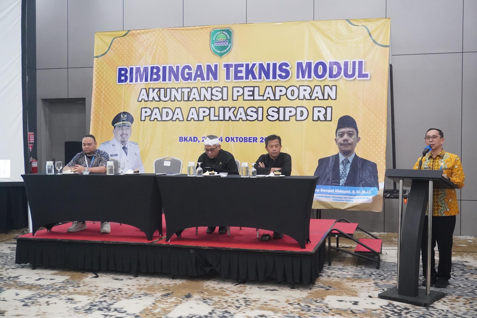 SEKDA KABUPATEN SUBANG BUKA BIMTEK MODUL AKUNTANSI PELAPORAN PADA APLIKASI SIPD RI, TEKANKAN PENTINGNYA TATA KELOLA KEUANGAN YANG TRANSPARAN DAN AKUNTABEL