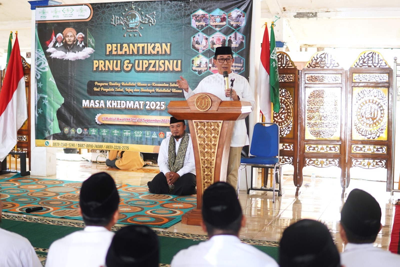 SEKDA KABUPATEN SUBANG HADIRI PELANTIKAN PENGURUS RANTING NAHDLATUL ULAMA SE-KECAMATAN SUBANG