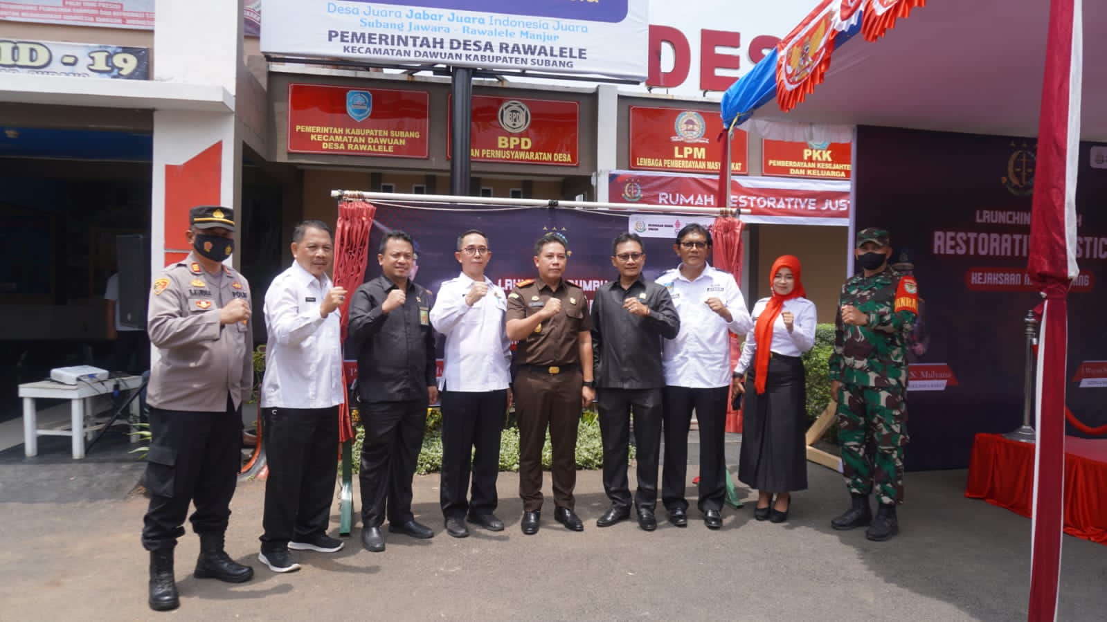Sekda Kabupaten Subang Hadiri Peluncuran Rumah Restorative Justice Bumi Jawara Kejaksaan Negeri Subang