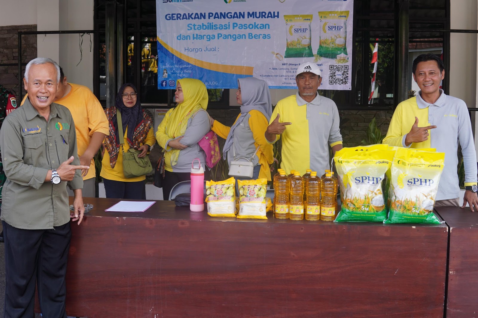SEKDA SUBANG HADIRI GERAKAN PANGAN MURAH SERENTAK