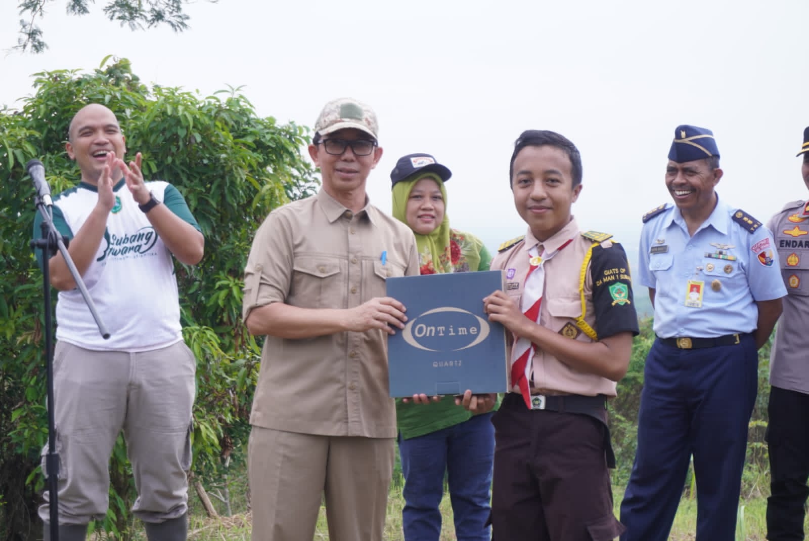Sekda Subang Hadiri Penanaman Pohon Di Ranggawulung, Bentuk Peringatan Hari Menanam Pohon Nasional