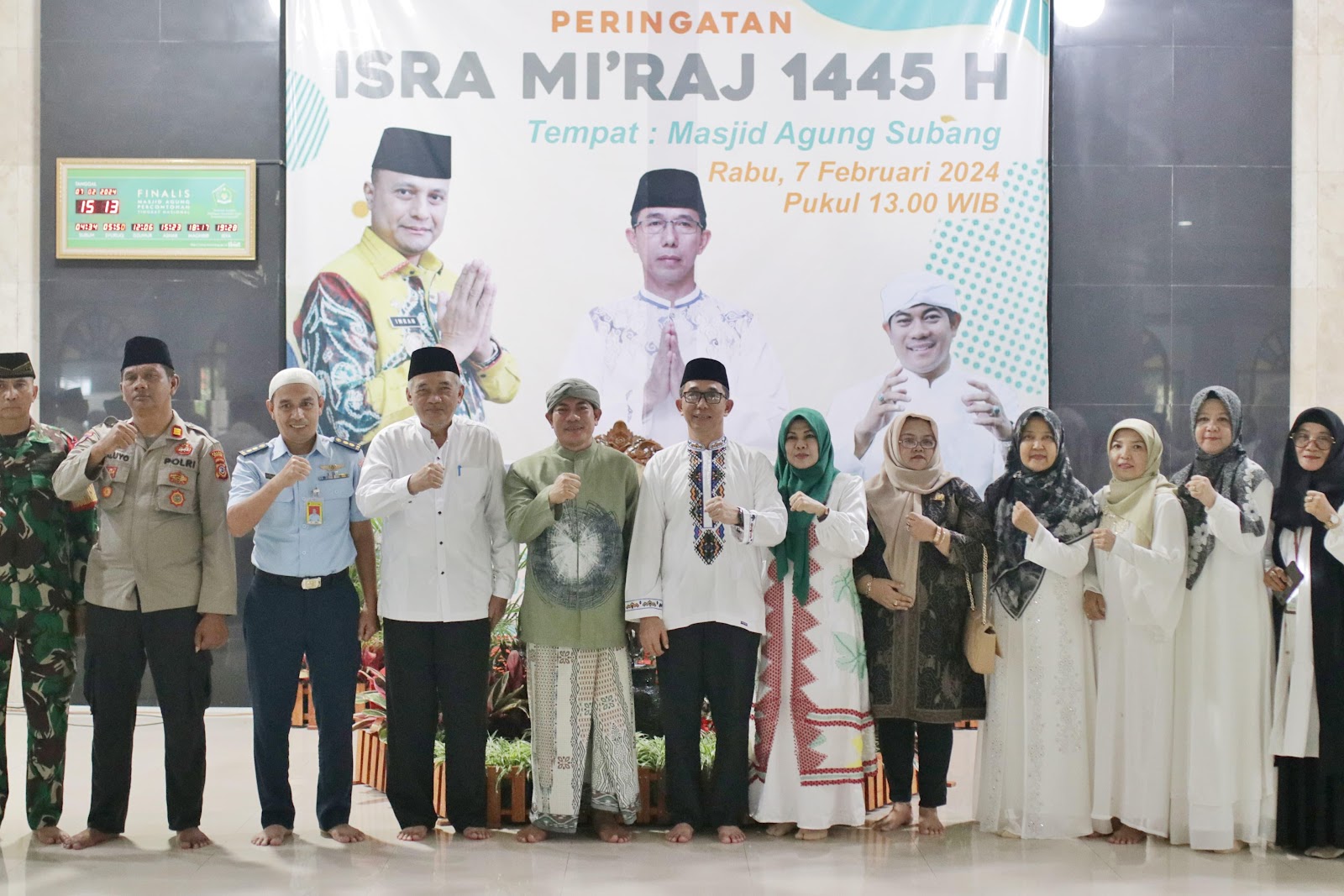 SEKDA SUBANG HADIRI PERINGATAN ISRA' MI'RAJ, TEKANKAN SHALAT ADALAH SUMBER KEKUATAN MENGHADAPI PERMASALAHAN