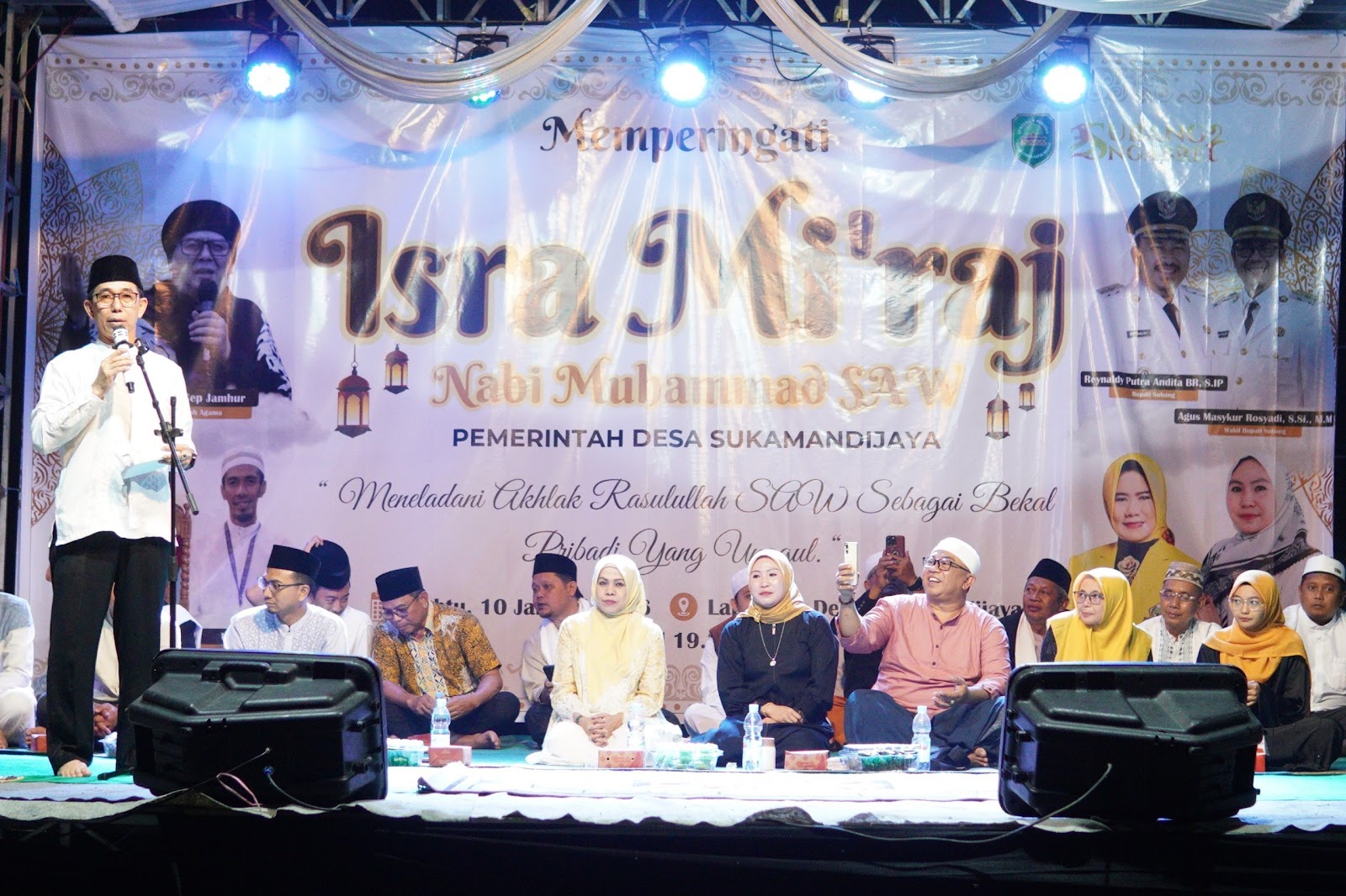 Sekda Subang Hadiri Peringatan Isra Mi’raj di Sukamandijaya, Tegaskan Iman dan Pelayanan Publik Harus Sejalan